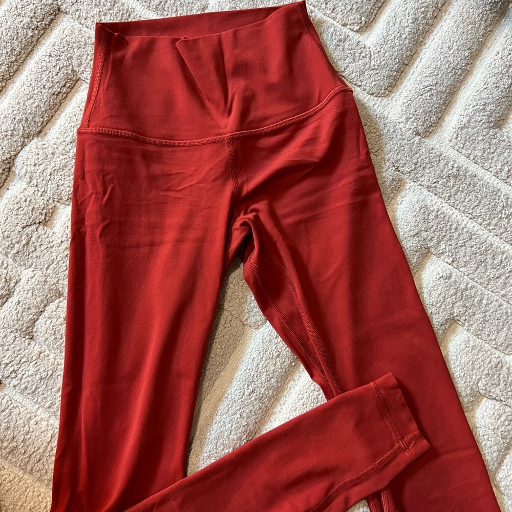 Lululemon 28” align leggings cayenne - Picture 2 of 4